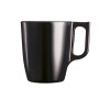 Tazza Mug Luminarc Flashy Nero 250 ml Vetro (6 Unità)