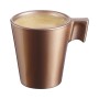 Tazza Mug Luminarc Flashy Marrone Chiaro 80 ml Vetro (24 Unità)