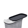 Barattolo Quid City Con coperchio Dispenser 1,2 L Grigio Plastica (12 Unità)