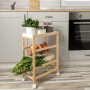 Carrello per Verdure Quid Gala Bianco Legno 40,5 x 24 x 60 cm