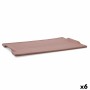 Vassoio per aperitivi Quid Mineral Gres Terracotta Ceramica 35 x 23 cm (6 Unità)