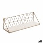 Scaffale Vinthera Moa Acciaio Dorato 40 x 12 x 12 cm (8 Unità)