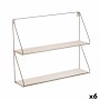 Scaffale Vinthera Moa Acciaio Dorato 50 x 40 x 12 cm (6 Unità)