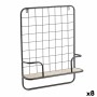 Scaffale Vinthera Moa Acciaio Nero Metallo 42,5 x 12 x 56 cm (8 Unità)