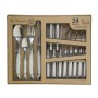 Set di Posate Lou Laguiole Rustic 24 Pezzi Bicolore Metallo