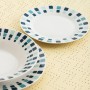 Piatto Fondo Quid Simetric Azzurro Ceramica 20 cm (12 Unità)