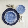 Set di Stoviglie Bidasoa Aquilea Azzurro Ceramica 18 Pezzi