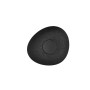 Piatto Bidasoa Fosil Nero Ceramica Allumina 15,8 x 13,8 x 2 cm Caffè (8 Unità)