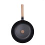 Padella Quid Naturalia Nero Metallo 28 cm Con coperchio Stufati