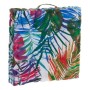 Cuscino DKD Home Decor 8424001666423 Oceano Poliestere Alluminio Multicolore Tropicale Foglia della pianta (43 x 43 x 7 cm)