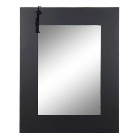 Specchio da parete DKD Home Decor MB-173731 Cristallo Nero MDF (70 x 2 x 90 cm)