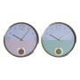 Orologio da Parete DKD Home Decor Alluminio Cristallo 30 x 5 x 30 cm (2 Unità) (12 Unità) (2 pcs)