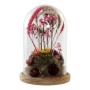 Statua Decorativa DKD Home Decor ‎S3013877 Cristallo Naturale MDF Fiori (17 x 17 x 26 cm)