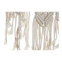 Specchio da parete DKD Home Decor ES-171097 75 x 2 x 75 cm Legno Bianco Macramé Boho