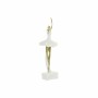 Statua Decorativa DKD Home Decor 13,5 x 12,5 x 40 cm Dorato Bianco Resina Ballerina Classica