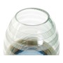 Vaso DKD Home Decor JV-174995 Cristallo Legno Blu Marino (21 x 21 x 43 cm)