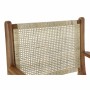 Poltrona DKD Home Decor MB-182316 Naturale Teca Marrone Chiaro Rattan (69 x 78 x 68 cm)