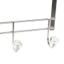 Appendiabiti per Porte DKD Home Decor 8424001835256 Trasparente Argentato Metallo 47 x 10 x 22 cm