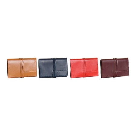 Raccogli Cavi DKD Home Decor Nero Multicolore Cammello Poliuretano 29,5 x 1 x 14 cm (4 Unità)