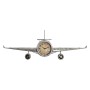 Orologio da Parete DKD Home Decor ‎RE-154001 Aereo Vetro Grigio Metallo (141 x 20 x 46.5 cm)