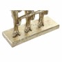 Statua Decorativa DKD Home Decor FZ-91957 Grigio Dorato Resina Rettangolare Coloniale Moderno Scimmia 23 x 9,5 x 24 cm