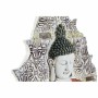 Decorazione da Parete DKD Home Decor Azzurro Rosso Dorato Buddha Orientale 19 x 3,1 x 26,5 cm (3 Pezzi)