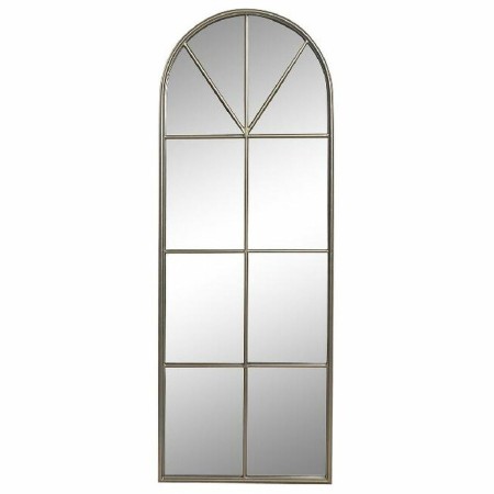 Specchio da parete DKD Home Decor Dorato Metallo Specchio Finestra 40,5 x 3 x 109,5 cm