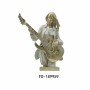 Statua Decorativa DKD Home Decor 37 x 25 x 50 cm Dorato Bianco Musicista