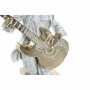 Statua Decorativa DKD Home Decor 37 x 25 x 50 cm Dorato Bianco Musicista