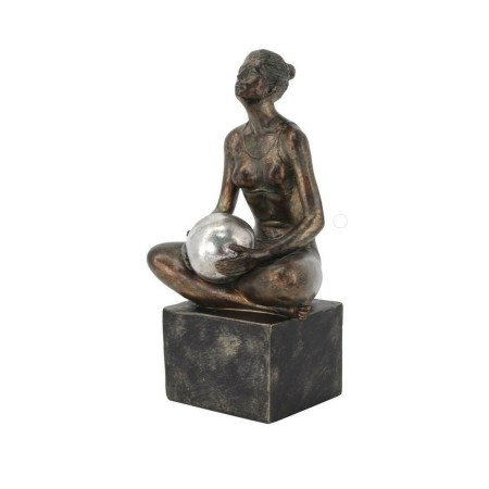 Statua Decorativa DKD Home Decor Rame Ginnasta 14 x 11,5 x 25,5 cm