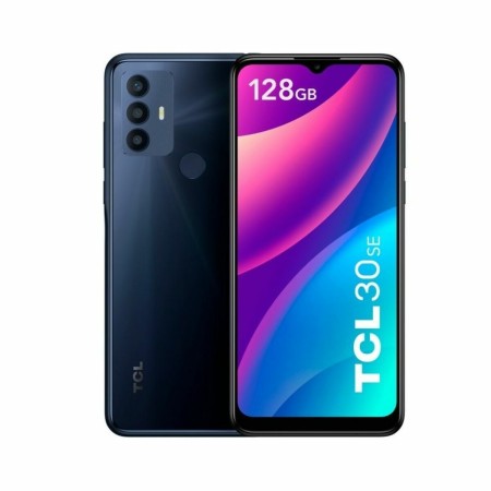 Smartphone TCL TCL 30 SE 6,52" Octa Core 4 GB RAM 128 GB Azzurro Nero 4 GB RAM Octa Core ARM Cortex-A53 Helio G25 6,5" 512 GB 12