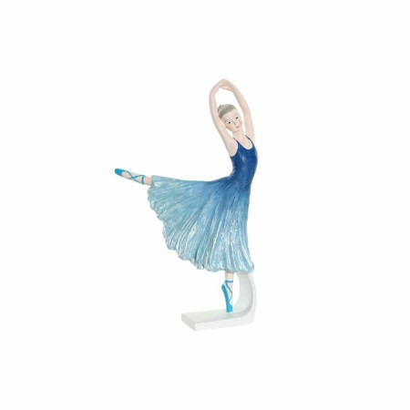 Statua Decorativa DKD Home Decor Azzurro Romantico Ballerina Classica 13 x 6 x 23 cm