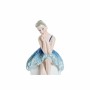 Statua Decorativa DKD Home Decor Azzurro Romantico Ballerina Classica 8,5 x 13 x 14,5 cm