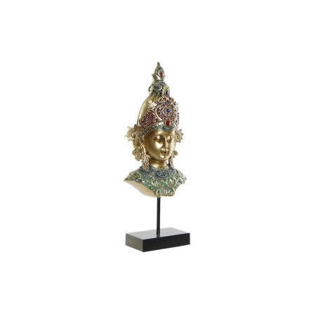 Statua Decorativa DKD Home Decor Multicolore Dorato Buddha Orientale 15 x 7 x 38 cm