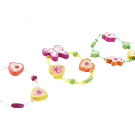 Bracciale DKD Home Decor Multicolore Fiori Per bambini