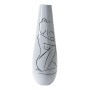 Vaso DKD Home Decor Abstract Bianco Resina Moderno (31.5 x 31.5 x 95.5 cm)