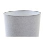 Lampada da tavolo DKD Home Decor Tela Ceramica Grigio Bianco (38 x 38 x 58 cm)