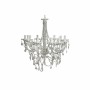 Lampadario DKD Home Decor Bianco Metallo Plastica 40 W Romantico Decapaggio 220 V 70 x 70 x 63 cm