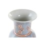 Vaso DKD Home Decor 13 x 13 x 31 cm Porcellana Azzurro Arancio Orientale