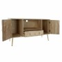 Mobile TV DKD Home Decor 118 x 40 x 65 cm Metallo Marrone Chiaro Legno di paulownia Pino