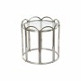 Tavolo aggiuntivo DKD Home Decor ‎S3023344 Cristallo Argentato Metallo Moderno (52 x 52 x 55 cm)