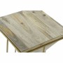 Tavolo aggiuntivo DKD Home Decor Metallo Legno di mango (40 x 40 x 45 cm)