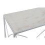 Ingresso DKD Home Decor Bianco Argentato Metallo Marmo 100 x 33 x 78 cm