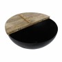 Tavolo aggiuntivo DKD Home Decor Marrone Nero Metallo Legno di mango 95 x 95 x 40 cm 93,5 x 93,5 x 40 cm