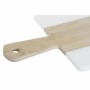 Tagliere DKD Home Decor Bianco Naturale Bambù Marmo Plastica Rettangolare 38 x 18 x 1 cm