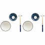 Set per Sushi DKD Home Decor 34 x 29,5 x 7,3 cm Porcellana Azzurro Bianco Orientale (34 x 29,5 x 7,3 cm)