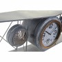 Orologio da Parete DKD Home Decor Vetro Ferro Avion Legno MDF Grigio scuro (120 x 21 x 33.5 cm)