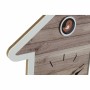 Orologio da Parete DKD Home Decor 32 x 5 x 56 cm Naturale Bianco Plastica Casa Legno MDF (2 Unità)