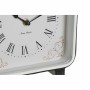 Orologio da Tavolo DKD Home Decor 19 x 7 x 27 cm Cristallo Nero Azzurro Bianco Ferro (2 Unità)