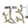 Candelabro DKD Home Decor Cristallo Dorato Alluminio Uccelli (29 x 15 x 48 cm)